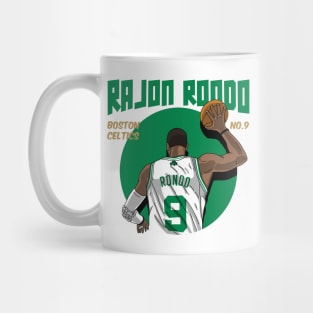 Rajon Rondo Comic Style Art Mug